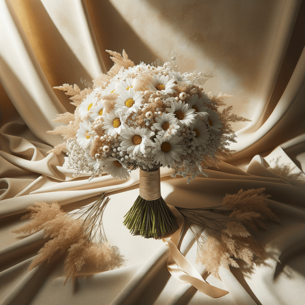 Daisy wedding flowers hero