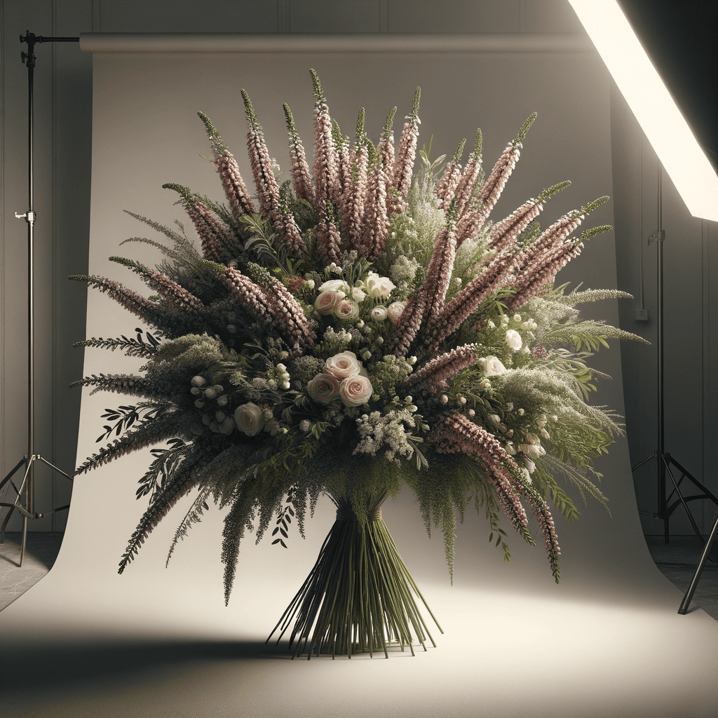 Heather wedding flowers hero
