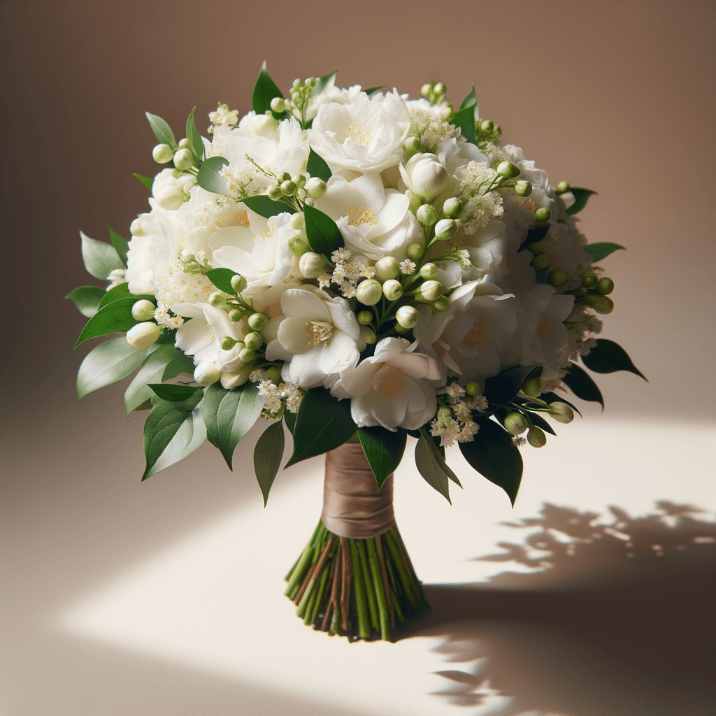 Jasmine wedding flowers hero