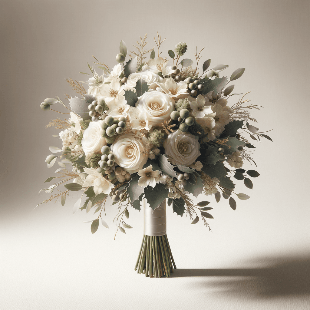 Holly wedding flowers hero