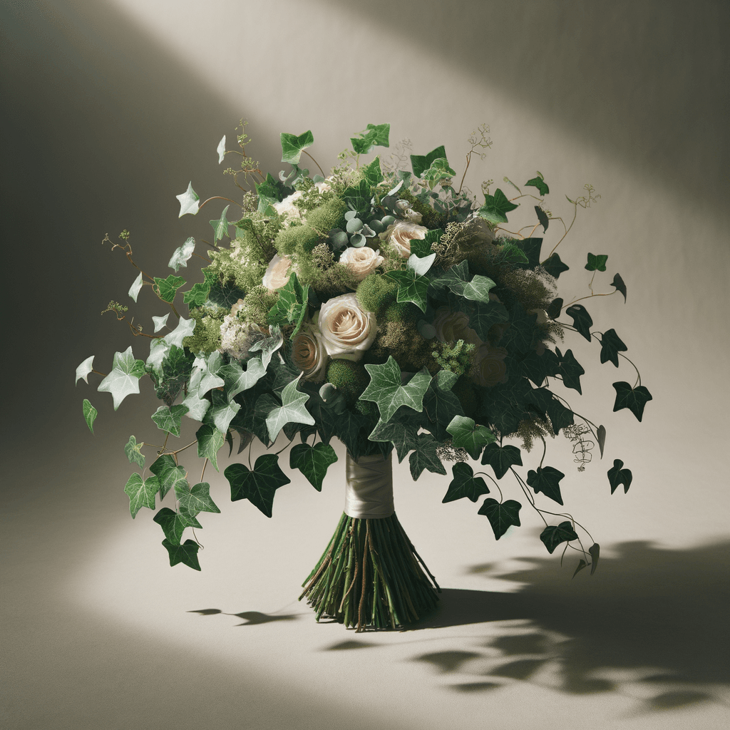 Ivy wedding flowers hero
