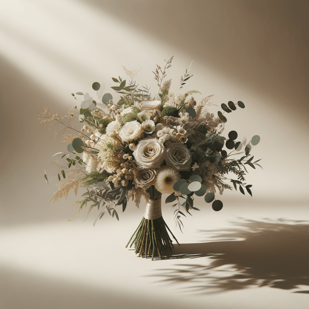 Chic wedding flowers hero