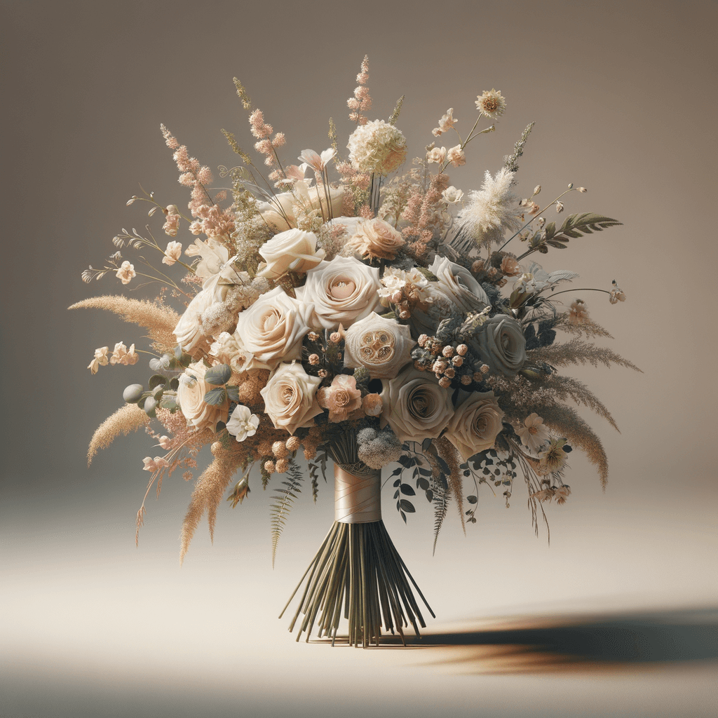 Circus wedding flowers hero