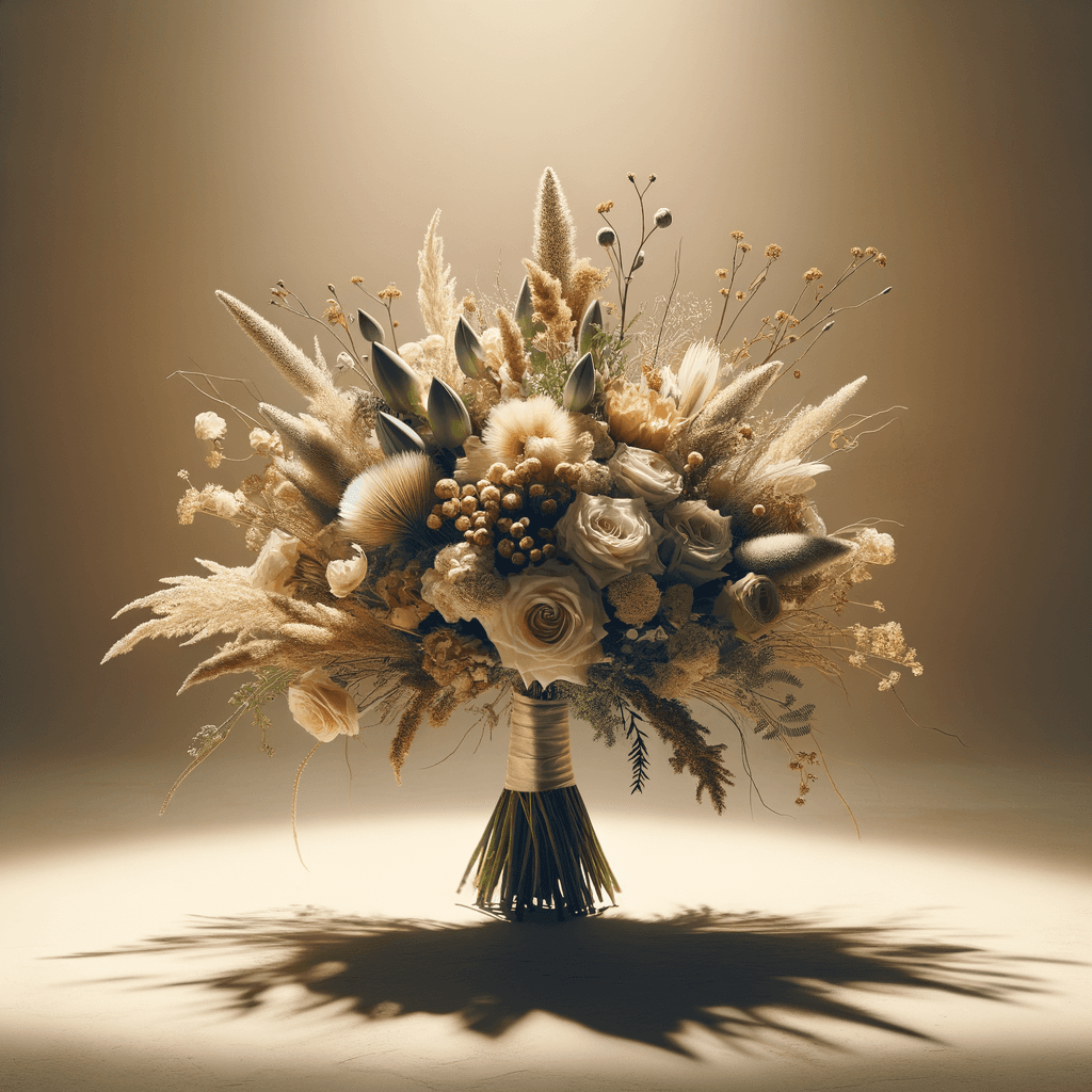 Desert wedding flowers hero