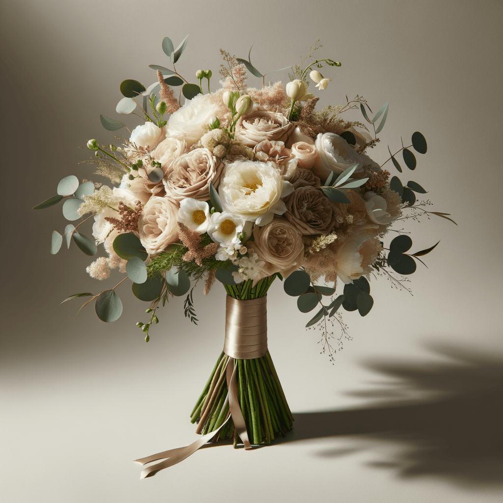 Glam wedding flowers hero