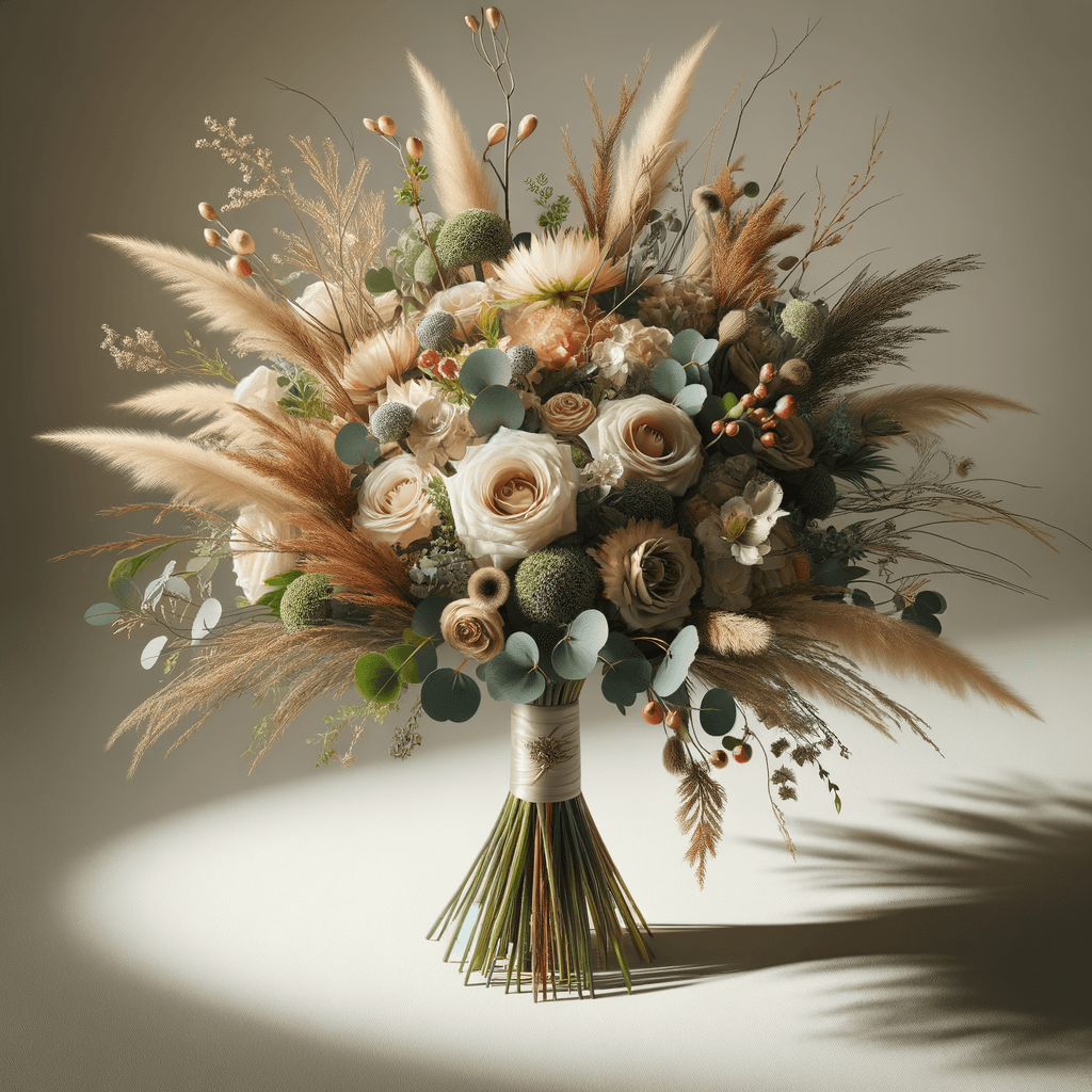 Hunting wedding flowers hero