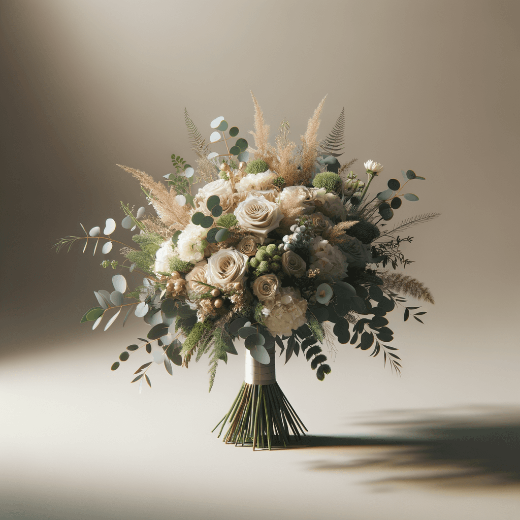 Modern wedding flowers hero