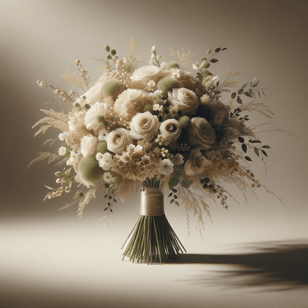 Pearl wedding flowers hero