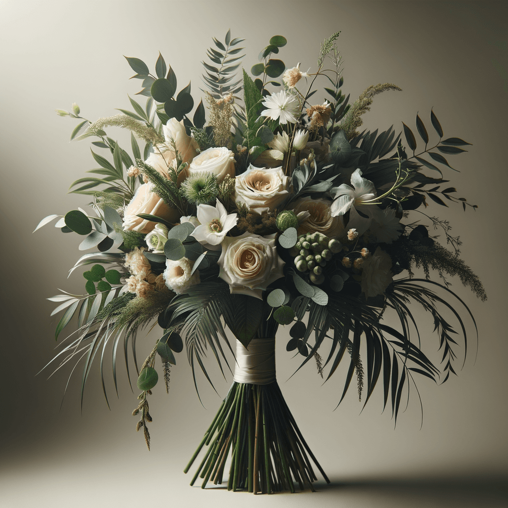 Tropical wedding flowers hero
